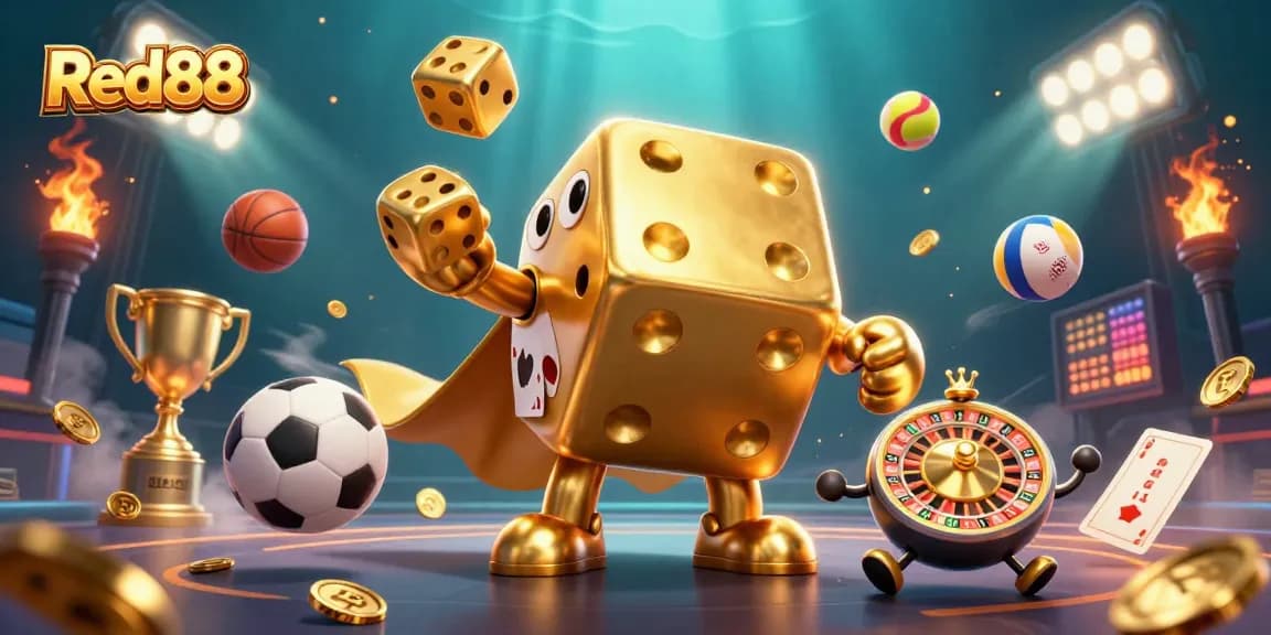 Engage in thrilling gameplay at Red88 with dynamic sports balls and dazzling 3D characters.