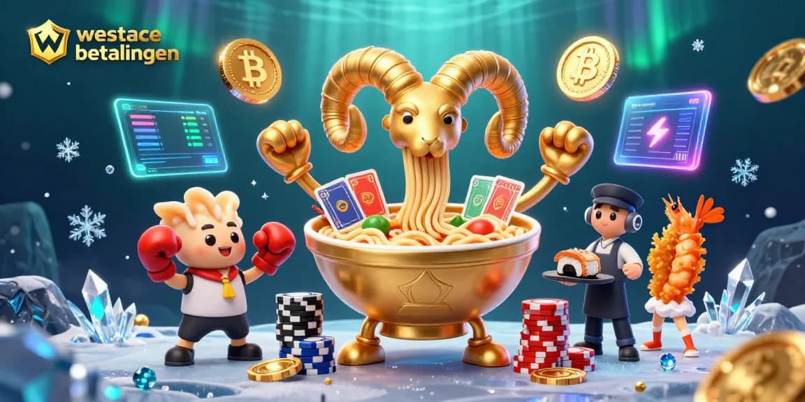 Afbeelding van westace casino betalingen met crypto en fiat opties voor stortingen en opnames.