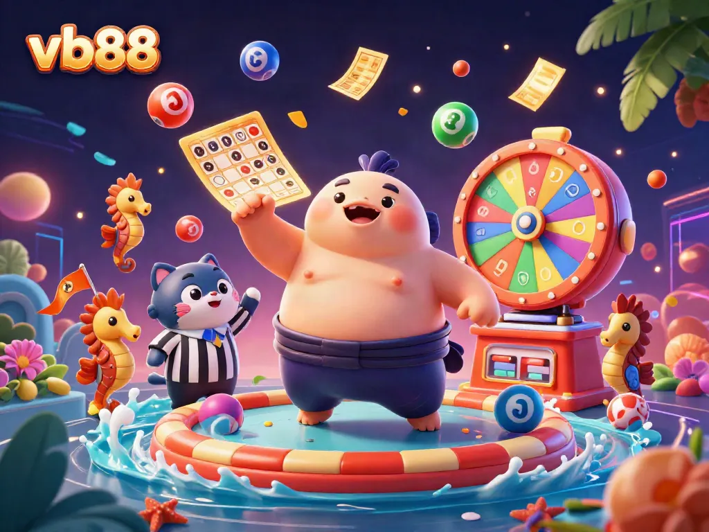 Engaging vb88 casino scene showcasing an energetic underwater ring with dynamic elements.