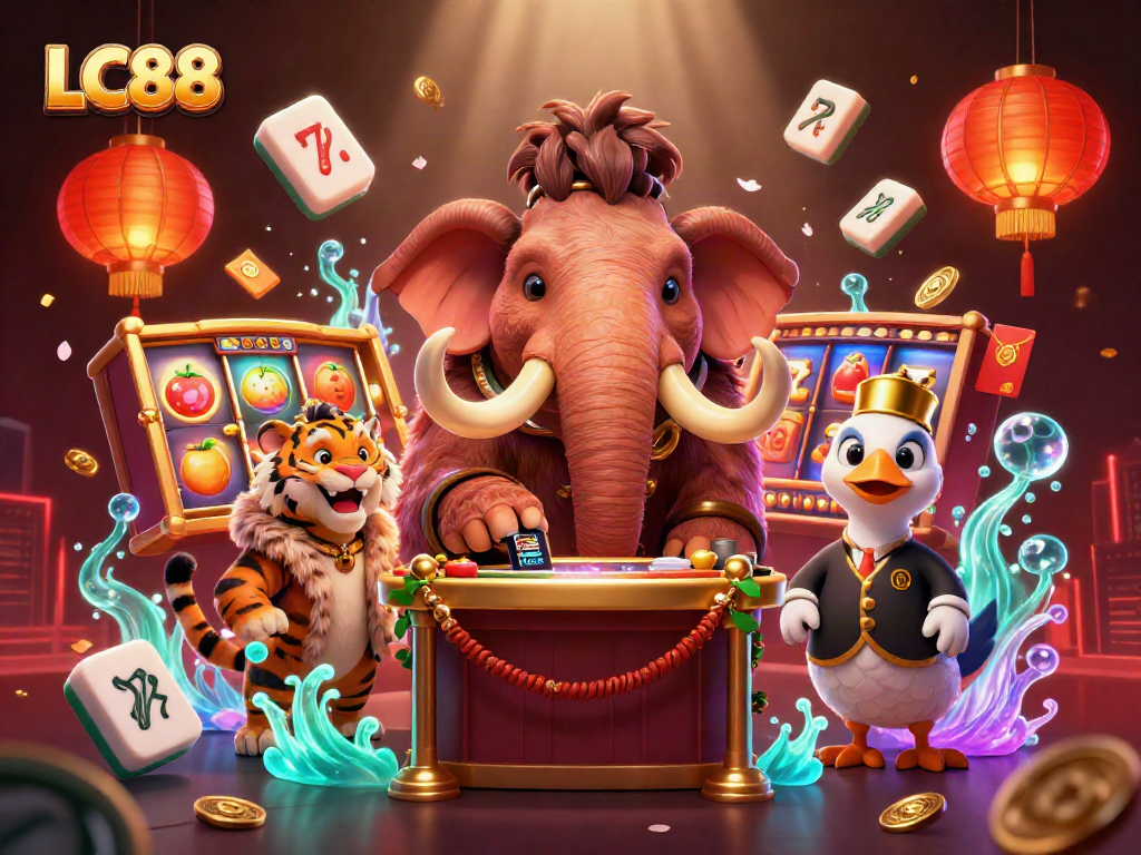 Engage with the exciting slots experience at LC88 featuring dynamic characters and vibrant casino elements.