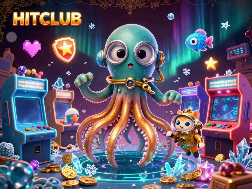 Spin your luck at HITCLUB with immersive gaming experiences and vibrant colorful arcade action!