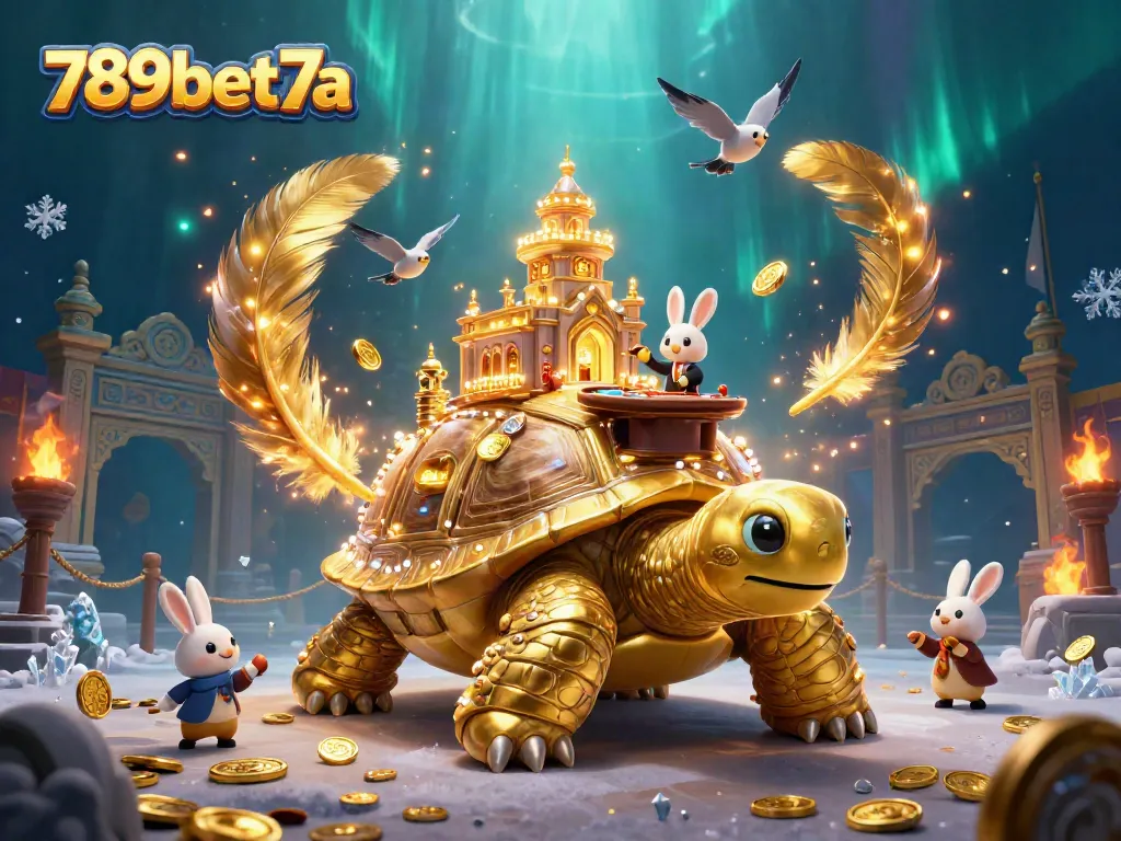 Experience thrilling play at 789bet7a with a vibrant casino scene featuring a rabbit dealer and golden coins.