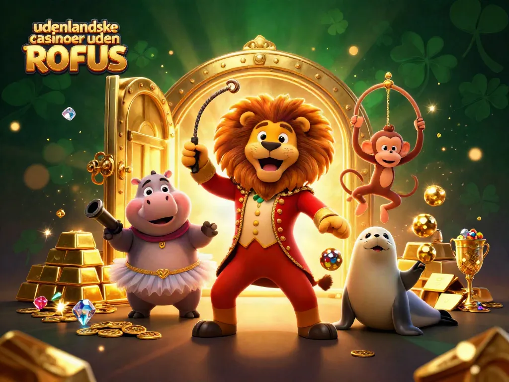 Win big at udenlandske casinoer uden ROFUS with lively 3D circus characters and treasures!