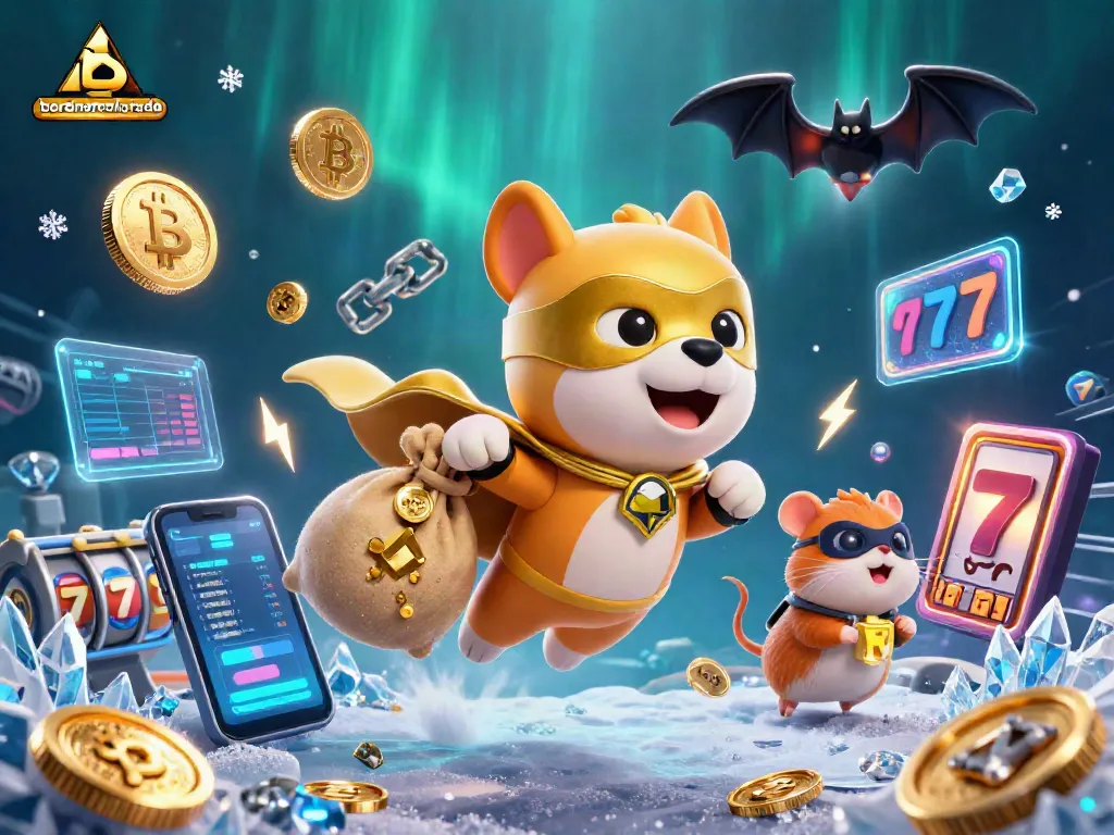 Join the fun at bordnercolorado with vibrant casino-themed 3D illustration showcasing winning elements.