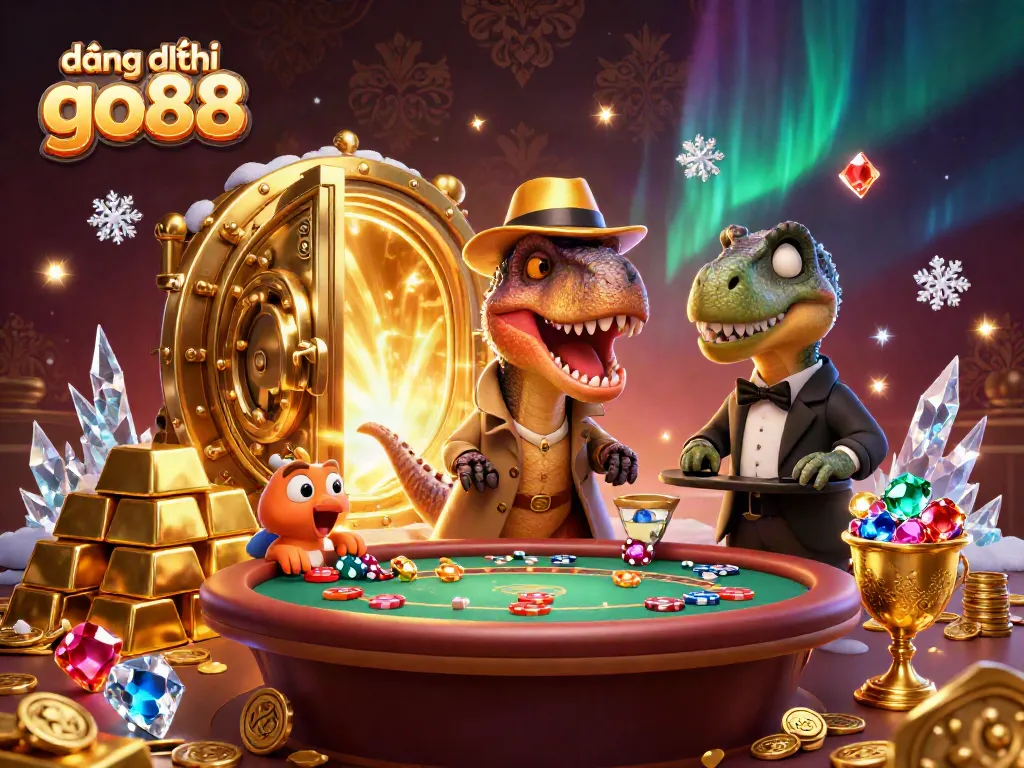 Experience the excitement of đăng ký go88 with a card counting velociraptor at the casino.