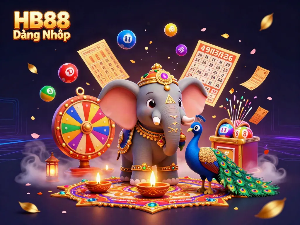 Experience thrilling moments at HB88 Đăng Nhập with vibrant game elements and dynamic visuals in a lively setting.