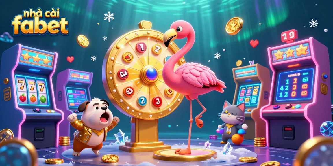 Engage with nhà cái fabet in a vibrant casino scene filled with exciting 3D gaming elements.
