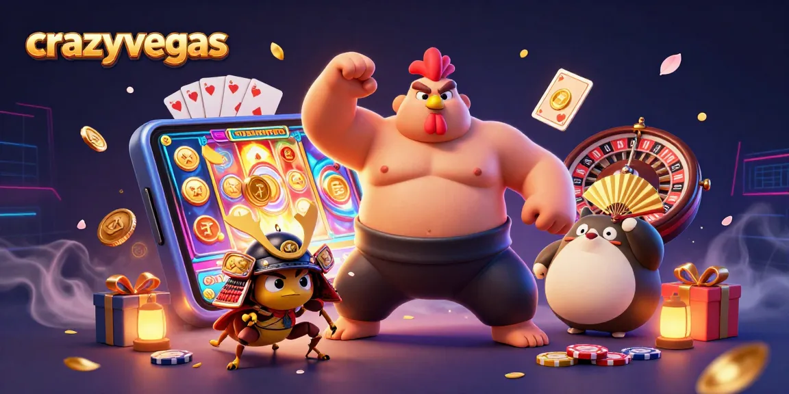 Experience thrilling spins at crazyvegas with vibrant 3D characters and dynamic gaming elements.
