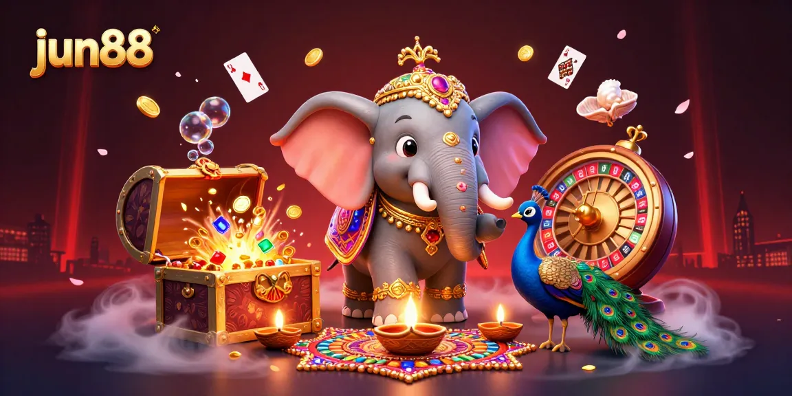 Experience thrilling gameplay at jun88 with dynamic casino elements and festive characters.